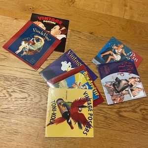 Vintage themed mini wall calendars 2006-2010
